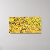 Ein Feld gelber Blumen von Vincent van Gogh Leinwanddruck (Vorderseite)