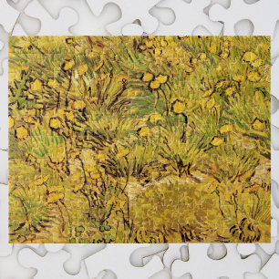 Ein Feld gelber Blumen von Vincent van Gogh Puzzle