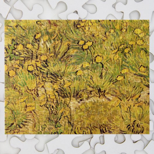 Ein Feld gelber Blumen von Vincent van Gogh Puzzle