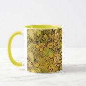 Ein Feld gelber Blumen von Vincent van Gogh Tasse (Links)