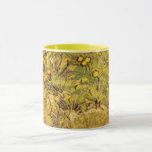 Ein Feld gelber Blumen von Vincent van Gogh Tasse (Zentrum)