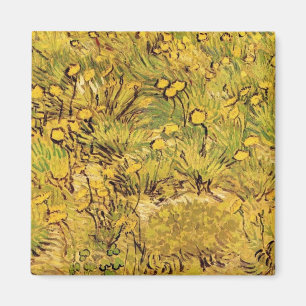 Ein Feld mit gelben Blumen, Vincent van Gogh Magnet