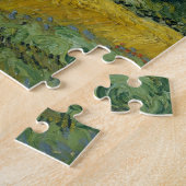 Ein Feld mit Zypressen Van Gogh Puzzle (Seite)