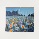 Ein Feld voller blühender Kampomilen Wandteppich (Vorderseite (Horizontal))