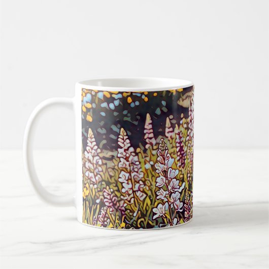 Ein Feld voller Blume - Kaffee-Tasse Kaffeetasse (Links)