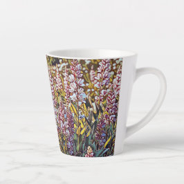 Ein Feld voller Blume - Latte Tasse