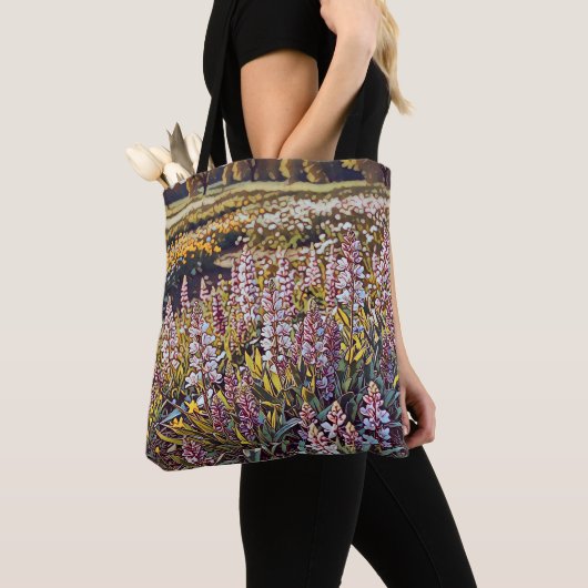 Ein Feld voller Blume - Tote Tasche (Von Nahem)