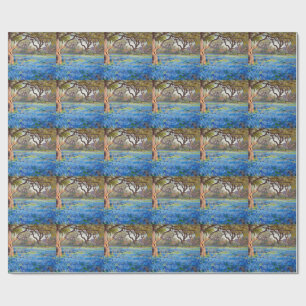 Ein Feld von Bluebonnets bei Alamo Heights, Geschenkpapier