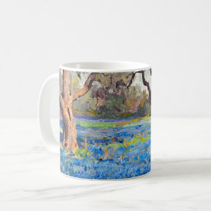 Ein Feld von Bluebonnets in Alamo Heights, Kaffeetasse