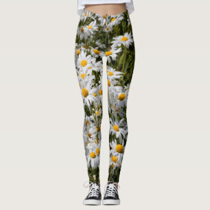 Ein Feld von Margeriten Leggings