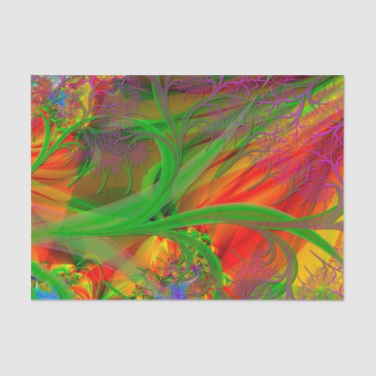 Ein Feld wild lebender Blume Seidenpapier (Vorderseite)