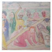 Ein FeldConventicle, 1857 Fliese (Vorderseite)