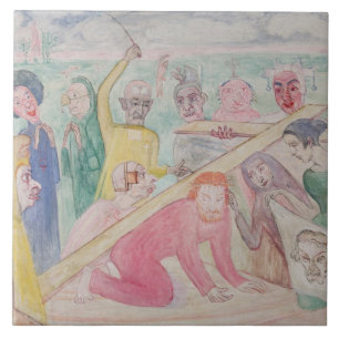 Ein FeldConventicle, 1857 Fliese