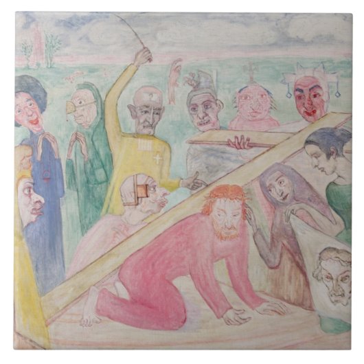 Ein FeldConventicle, 1857 Fliese (Vorderseite)