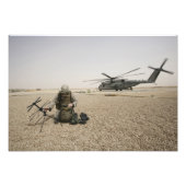 Ein Feldfunk-Operator Fotodruck (Vorne)