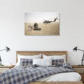 Ein Feldfunk-Operator Leinwanddruck (Insitu (Schlafzimmer))