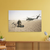 Ein Feldfunk-Operator Leinwanddruck (Insitu (Wohnzimmer))