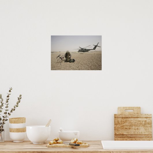 Ein Feldfunk-Operator Poster (Küche)