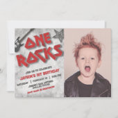 Ein Felsen mit Foto Landschaft Einladung (Vorderseite)