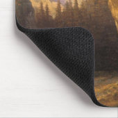 ein felsiges Bergschaf, Bierstadt Albert Mousepad (Ecke)