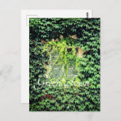 Ein Fenster in grünen Pflanze Case Mate iPhone Cas Postkarte (Vorne/Hinten)