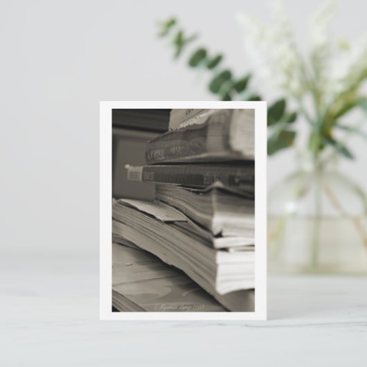 Ein Fenster zur Alphabetisierung Postkarte (Stehend Vorderseite)