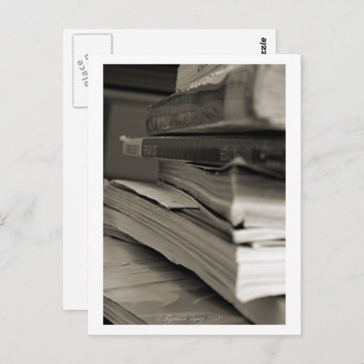 Ein Fenster zur Alphabetisierung Postkarte (Vorne/Hinten)