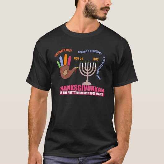 Ein Fest der Widmung, Thanksgivukkah T-Shirt (Vorderseite)