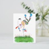 ein Fest - Golf, tony fernandes Postkarte (Stehend Vorderseite)