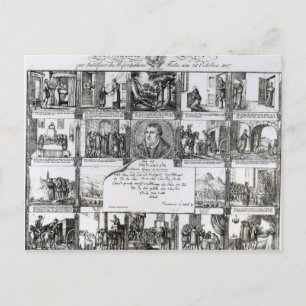 Ein Fest, um die Reformation zu feiern Postkarte