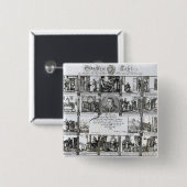 Ein Fest, zum der Verbesserung zu feiern Button (Vorne & Hinten)