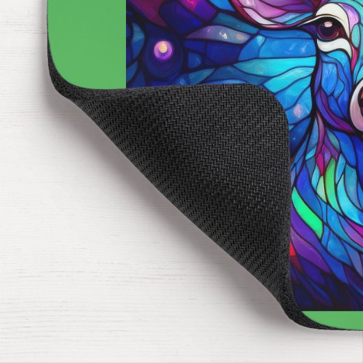 Ein festgehaltener Weihnachtsmann Mousepad (Ecke)