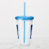 Ein festlicher Schneemann Acryltrinkbecher (Rechts)