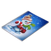 Ein festlicher Schneemann Notizblock (Linke Seite)