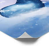 Ein festlicher Schneemann Poster (Ecke)