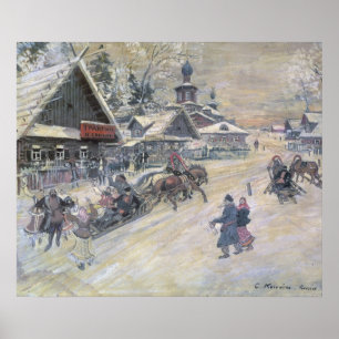 Ein festlicher Spaziergang, Russland Poster