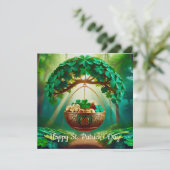 Ein festliches St. Patrick’s Day Design Karte (Stehend Vorderseite)