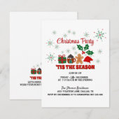 Ein festliches Weihnachtsfest: Kommen Sie zu uns!" Einladung (Vorne/Hinten)
