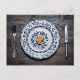 Ein Festmahl für einen König! Postkarte