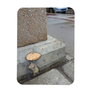 ein feuchter und mürrischer Tag Magnet