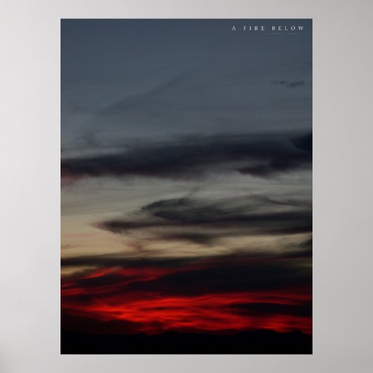 Ein Feuer darunter Poster (Vorne)
