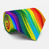 Ein Feuer in einem Regenbogen Krawatte (Gerollt)