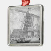 Ein Feuer in einer Windmühle nahe Worden, von a Silbernes Ornament (Links)