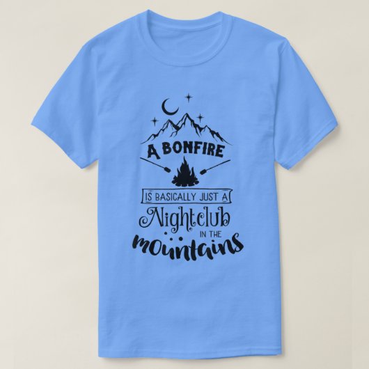 Ein Feuer ist im Grunde nur eine Diskothek im Mou T-Shirt (Design vorne)