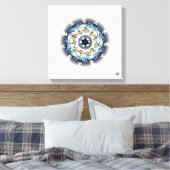 Ein Feuerring Leinwanddruck (Insitu (Schlafzimmer))