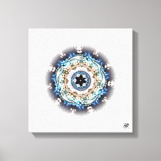 Ein Feuerring Leinwanddruck (Vorderseite)