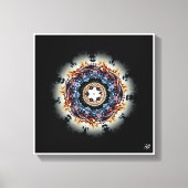 Ein Feuerring Leinwanddruck (Vorderseite)