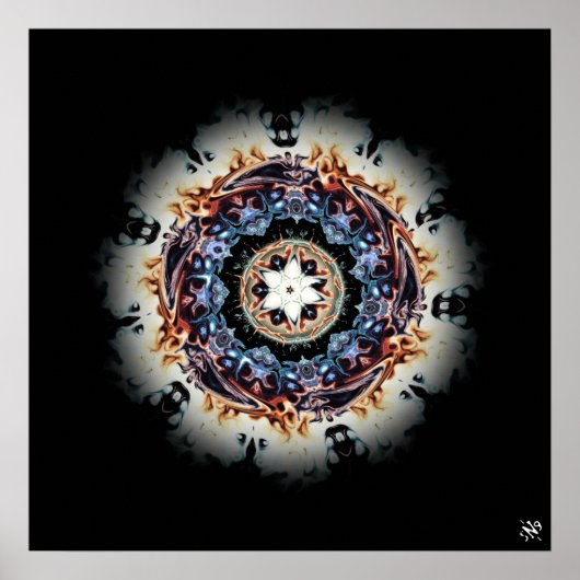 Ein Feuerring Poster (Vorne)