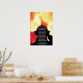 Ein Feuerwehrgebet Poster (Küche)