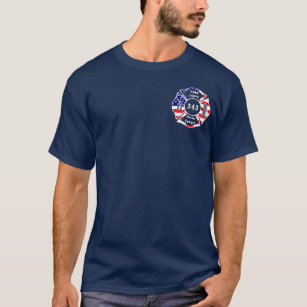 Ein Feuerwehrmann 9/11 vergessen nie 343 T-Shirt